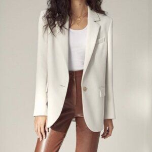Aritzia White Blazer